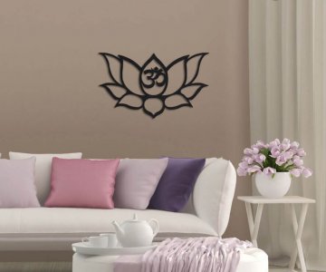 Lotus Çiçeği Metal Poster