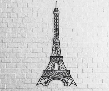 Eiffel Tower Metal Poster