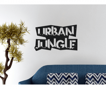 Urban Jungle Metal Poster